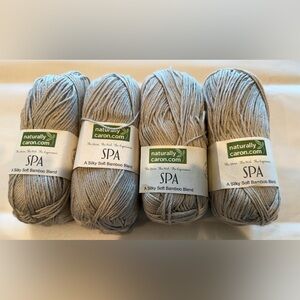 NWT Naturally Caron SPA Yarn Bamboo Blend
Lot of 4 Skeins